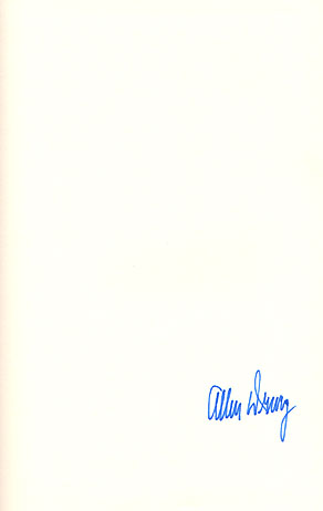 Signature of Allen Drury