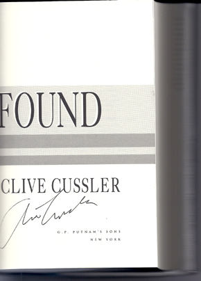 Signature of Clive Cussler