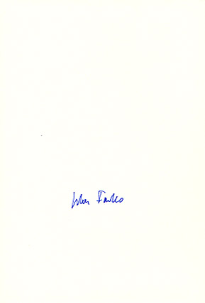 John Fowles Signature