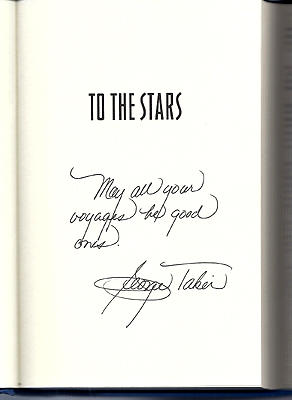 Signature of George Takei