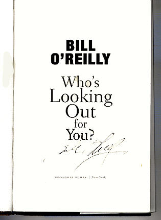 Signature of Bill O'Reilly 
