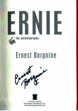 Signature of Ernest Borgnine 