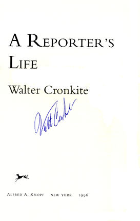 Walter Cronkite Signature