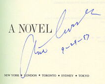 Signature of Clive Cussler