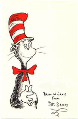 Signature of Dr. Seuss