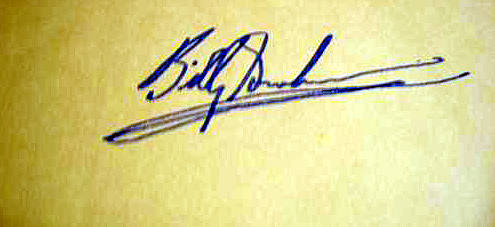 Signature of Billy Graham