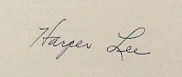 Harper Lee Signature