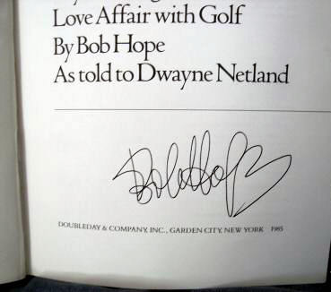 Bob Hope Signature