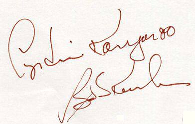 Signature of Bob Keeshan - Captain Kangaroo