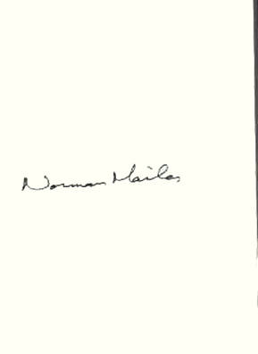 Signature of Norman Mailer