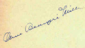 Signature of Olive Beaupre' Miller