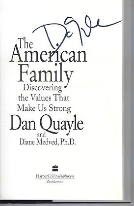 Signature of Dan Quayle