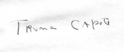 Truman Capote Signature