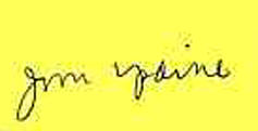 Signature of John Updike