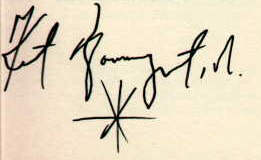 Signature of Kurt Vonnegut 
