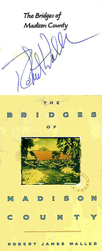 Signature of Robert James Waller - The Bridges of Madison County
