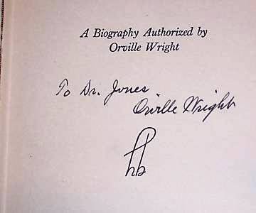 Signature of Orville Wright 
